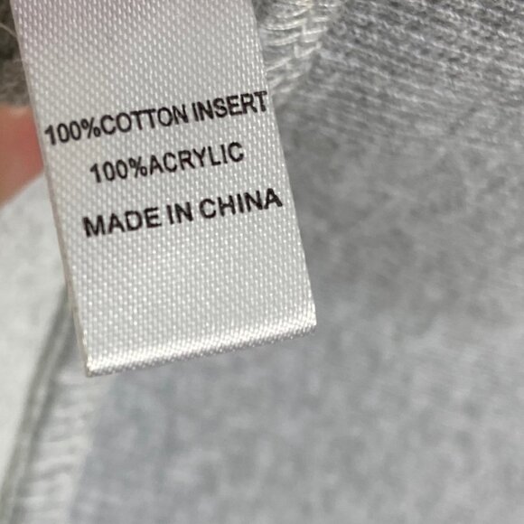 Anthropologie Knit Bohemian Sleeves Demeter Stitch Sleeve Hoodie Grey Size XS - Picture 10 of 12